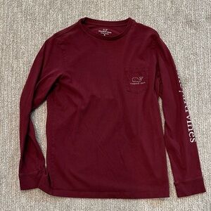 Vineyard Vines Boys Long Sleeve Tee size medium gently worn